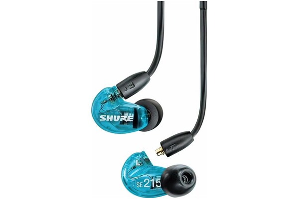 Słuchawki Shure SE215 Aonic 215 Dokanałowe Przewodowe niebieski