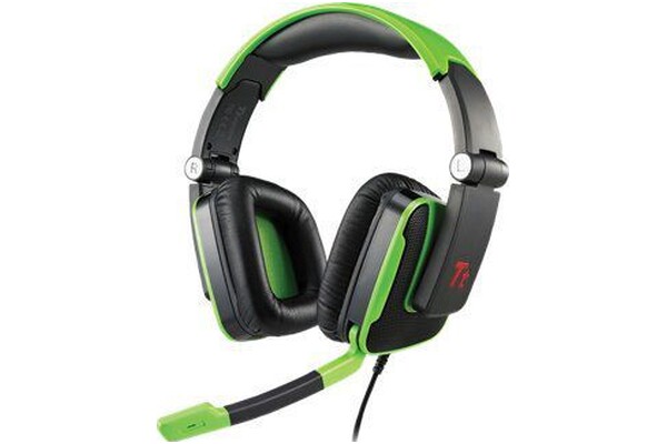 Słuchawki Thermaltake HTSHO001ECGR Shock One Nauszne Przewodowe zielony