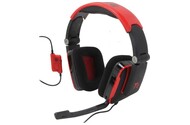 Słuchawki Thermaltake HTSHK002ECRE Shock Blasting Nauszne Przewodowe czerwony