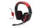 Słuchawki Thermaltake HTSHK002ECRE Shock Blasting Nauszne Przewodowe czerwony