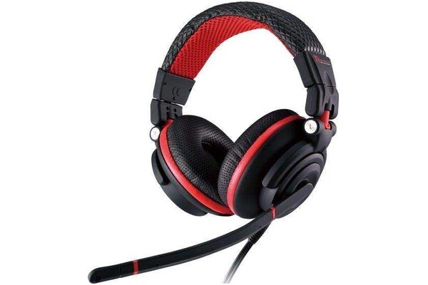 Słuchawki Thermaltake HTDRC009ECRE Captain Dracco Nauszne Przewodowe czerwony
