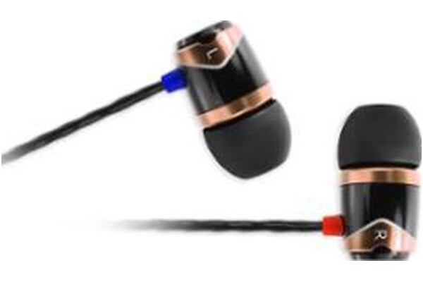 Słuchawki SoundMAGIC E10C Dokanałowe Przewodowe brązowy