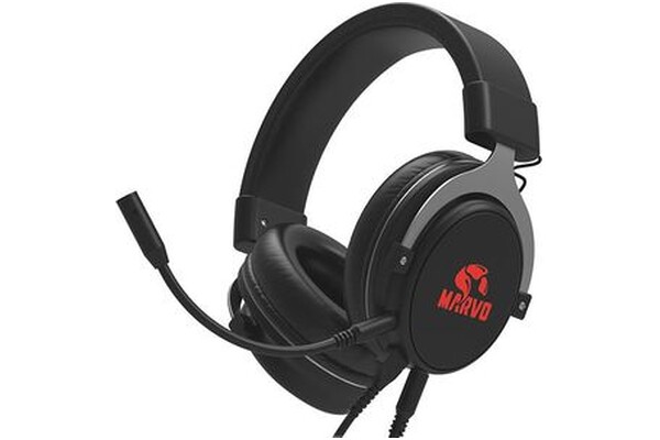 Słuchawki MARVO HG9052 Nauszne Przewodowe szary