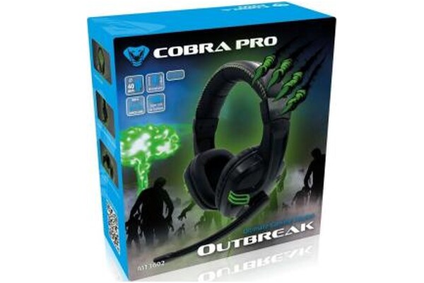 Słuchawki Media-Tech MT3602 Cobra Pro Nauszne Przewodowe czarny