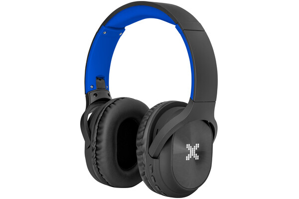 Słuchawki XMUSIC BTH106B Nauszne Bezprzewodowe niebieski