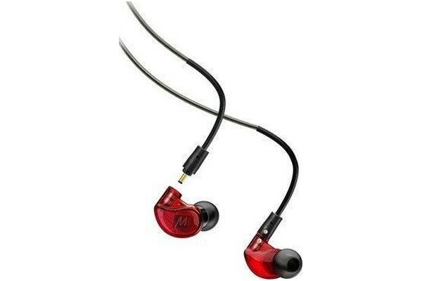 Słuchawki MEE AUDIO M6 Pro 2 Dokanałowe Przewodowe czerwony