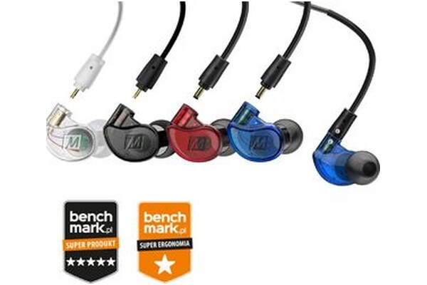 Słuchawki MEE AUDIO M6 Pro 2 Dokanałowe Przewodowe niebieski