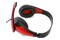 Słuchawki Omega FH4008 Freestyle Nauszne Przewodowe czerwony