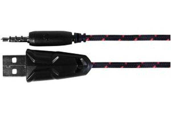 Słuchawki MODECOM MC839 Volcano Sword Nauszne Przewodowe czerwony
