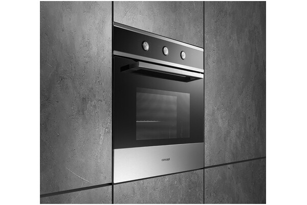 Piekarnik do zabudowy Concept ETV5560 elektryczny czarno-srebrny