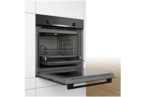 Piekarnik do zabudowy Bosch HBA5570B0 Serie 6 elektryczny czarny