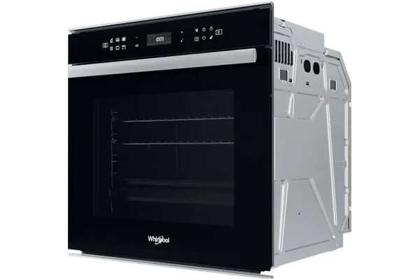 Piekarnik do zabudowy Whirlpool W6OM44S1HBL elektryczny Inox-czarny
