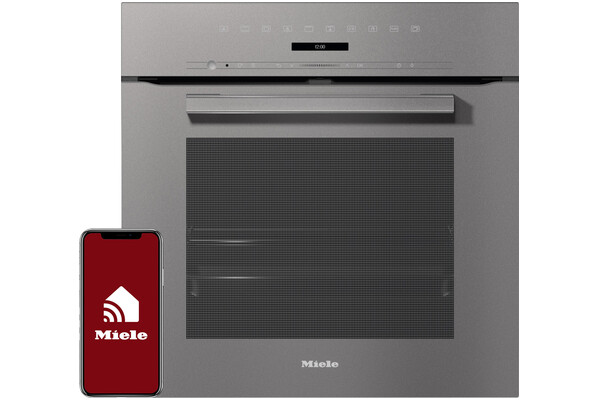 Piekarnik do zabudowy MIELE H7264BP elektryczny grafitowo-szary