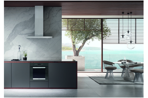 Piekarnik do zabudowy MIELE H2465B elektryczny Czarno-stalowy