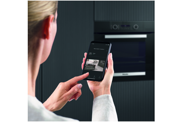 Piekarnik do zabudowy MIELE H2465B elektryczny Czarno-stalowy
