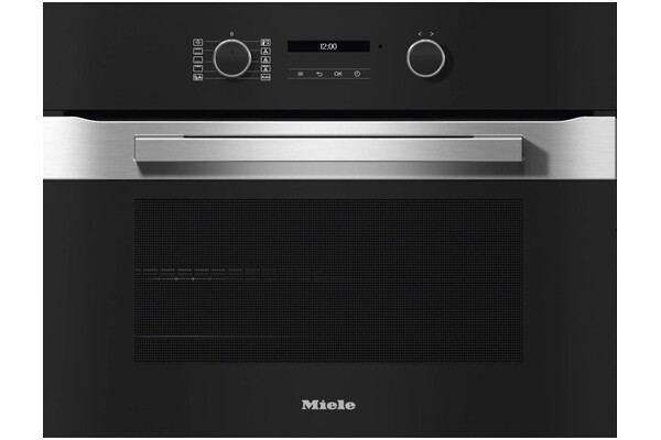 Piekarnik do zabudowy MIELE H2841B elektryczny Czarno-stalowy