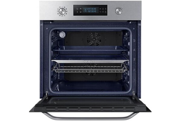 Piekarnik do zabudowy Samsung NV66M3531BS Dual Cook elektryczny srebrno-czarny