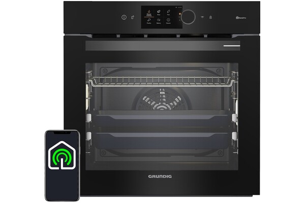 Piekarnik do zabudowy Grundig GEBM12600BHI elektryczny Inox