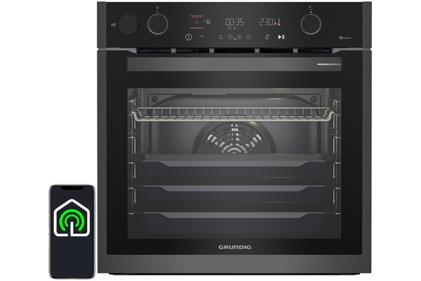 Piekarnik do zabudowy Grundig GEBD19401DXHI elektryczny Inox