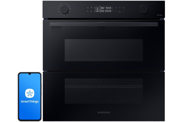 Piekarnik do zabudowy Samsung NV7B4525ZAK Dual Cook Flex elektryczny czarno-szklany