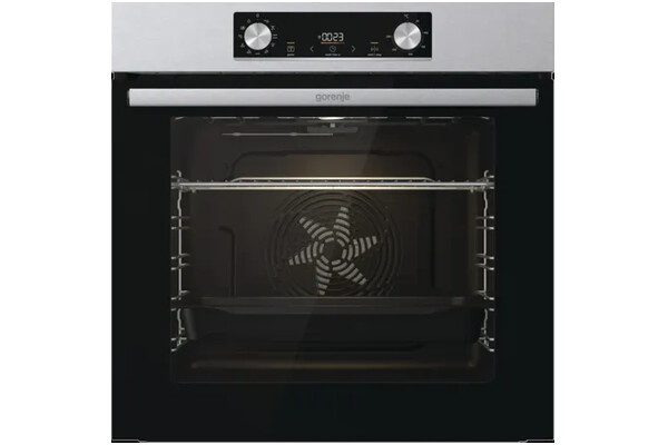 Piekarnik do zabudowy Gorenje BO6735E02X OptiBake elektryczny srebrno-szary