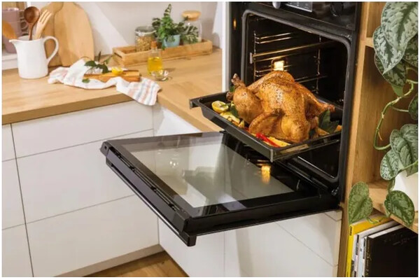 Piekarnik do zabudowy Gorenje BO6735E02X OptiBake elektryczny srebrno-szary