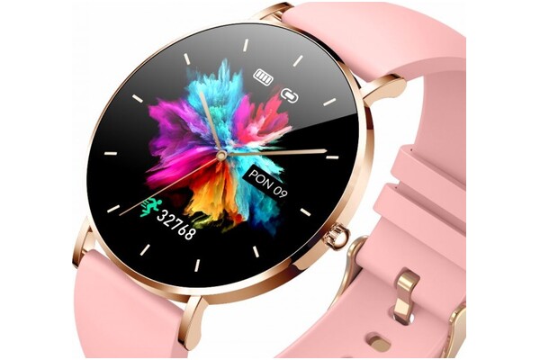 Smartwatch Manta Alexa 1.32" złoty