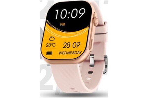 Smartwatch Manta Revo 2.01" różowo-złoty
