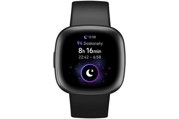 Smartwatch FITBIT Versa 4 1.58" czarny