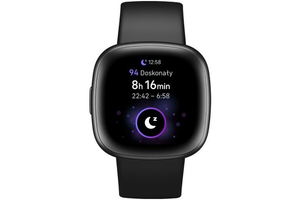 Smartwatch FITBIT Versa 4 1.58" czarny