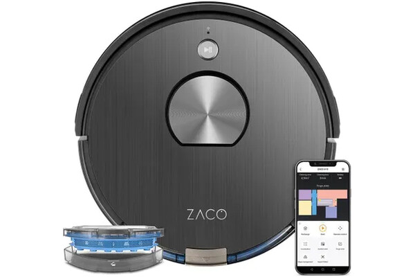 Odkurzacz ZACO A10 robot sprzątający z pojemnikiem 22W czarny