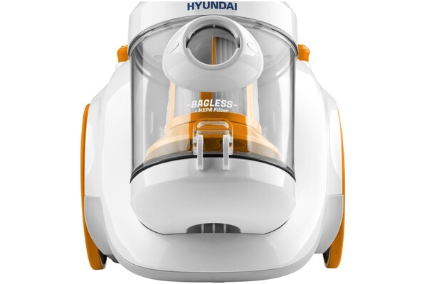 Odkurzacz HYUNDAI VC009 tradycyjny z pojemnikiem 700W Biało-pomarańczowy
