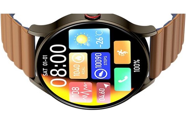 Smartwatch IMILAB TG1 1.43" brązowy