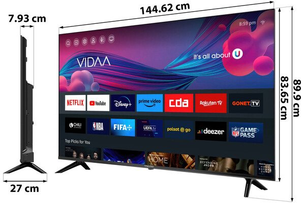 Telewizor Kruger&Matz KM0265UHD-V 65" 4K Ultra HD