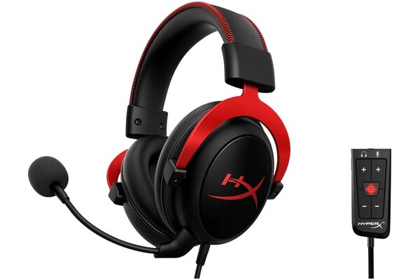 Słuchawki HYPERX Cloud 2 Nauszne Przewodowe czarno-czerwony