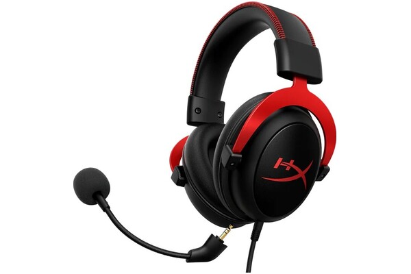 Słuchawki HYPERX Cloud 2 Nauszne Przewodowe czarno-czerwony