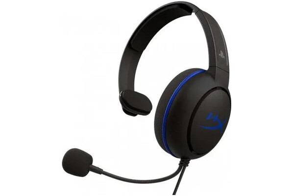 Słuchawki HYPERX Cloud Chat PS4 Nauszne Przewodowe czarno-niebieski
