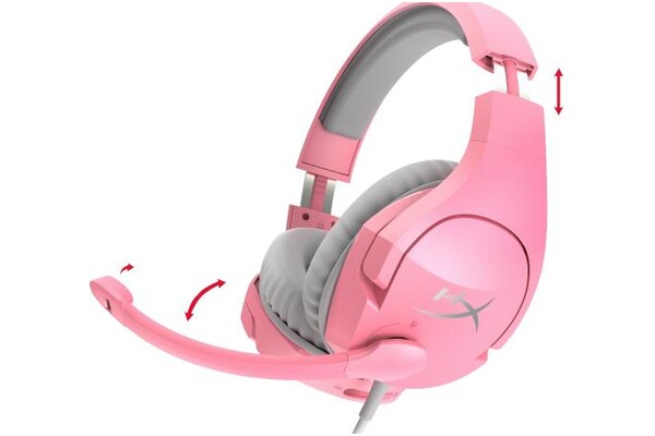 Słuchawki HYPERX Cloud Stinger Nauszne Przewodowe różowy
