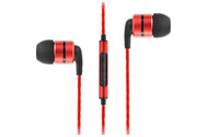Słuchawki SoundMAGIC E80 Dokanałowe Przewodowe czarno-czerwony