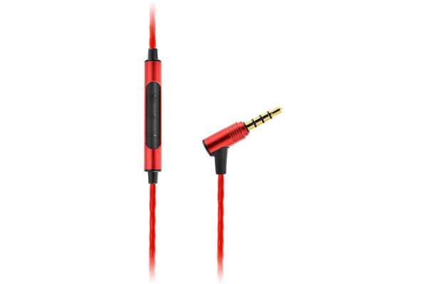 Słuchawki SoundMAGIC E80 Dokanałowe Przewodowe czarno-czerwony