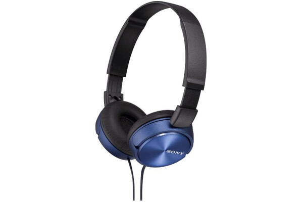 Słuchawki Sony MDRZX310AP Nauszne Przewodowe czarno-niebieski