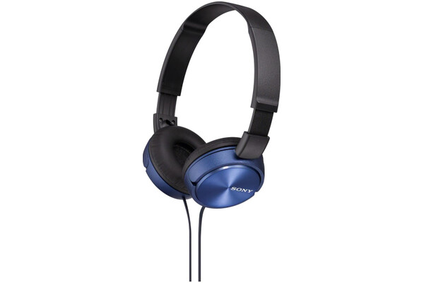 Słuchawki Sony MDRZX310AP Nauszne Przewodowe czarno-niebieski