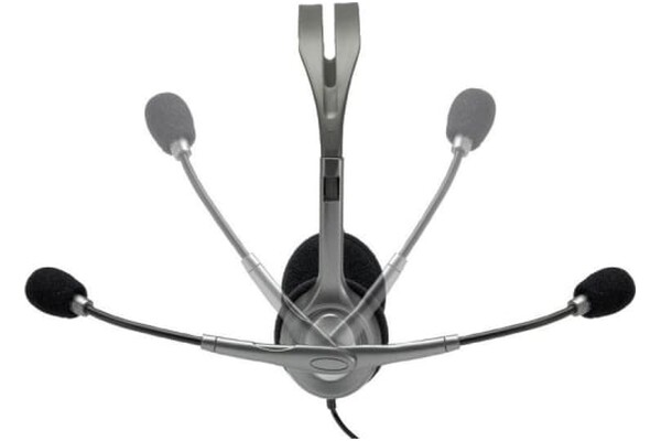 Słuchawki Logitech H110 Nauszne Przewodowe szary