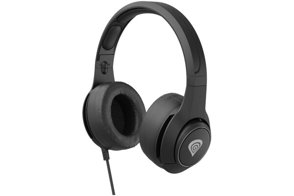 Słuchawki Genesis NSG1658 Argon 600 Nauszne Przewodowe czarno-czerwony