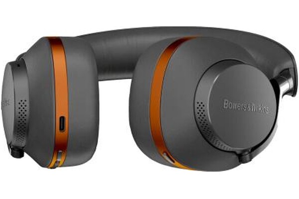 Słuchawki BOWERS & WILKINS PX8 Nauszne Bezprzewodowe Szaro-pomarańczowy