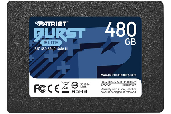 Dysk wewnętrzny Patriot Burst Elite SSD SATA (2.5") 480GB