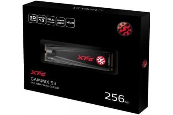 Dysk wewnętrzny Adata S5 XPG Gammix SSD M.2 NVMe 256GB