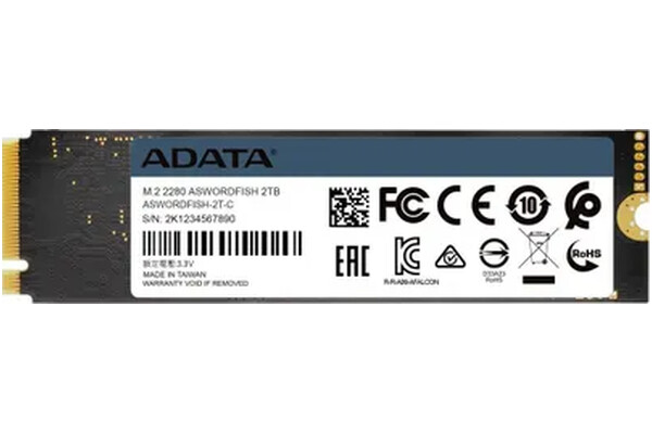Dysk wewnętrzny Adata Swordfish SSD M.2 NVMe 2TB