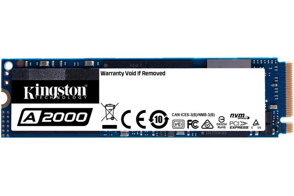 Dysk wewnętrzny Kingston A2000 SSD M.2 NVMe 500GB