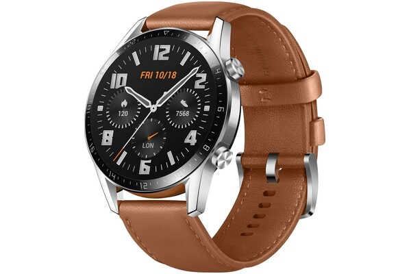 Smartwatch Huawei Watch GT 2 Classic 1.39" brązowy
